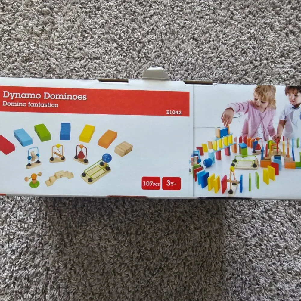 Hape Dynamo Dominoes Wooden Domino Set - Multicolor